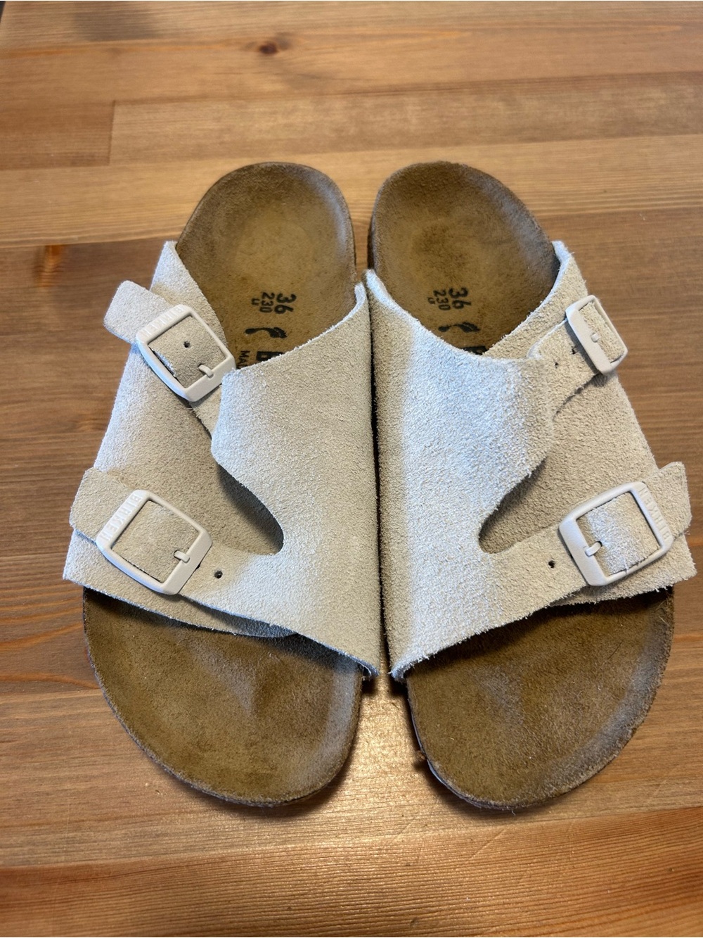 Birkenstock Zurich suede sandals